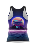 Neon Landscape Women's Athletic Tank Sublimated