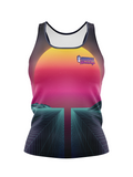 Neon Landscape Women's Athletic Tank Sublimated