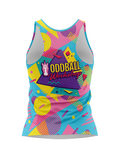 80's Shapes Women's Athletic Tank Sublimated