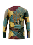 Lotus Leaves Men's Long Sleeve Sublimated Jersey