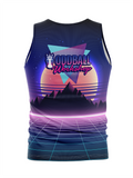 Neon Landscape Men's Athletic Tank Sublimated