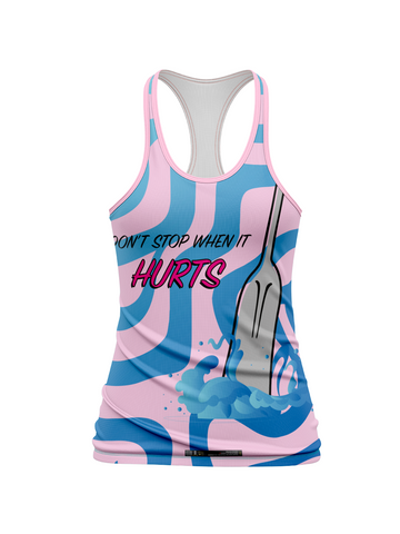Don't Stop Women's Relaxed Tank Sublimated