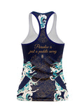 Womens Paradise Sublimated Relaxed Tank