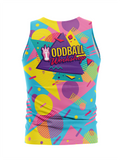 80's Shapes Men's Athletic Tank Sublimated