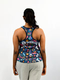 Collage Women's Relaxed Tank Sublimated