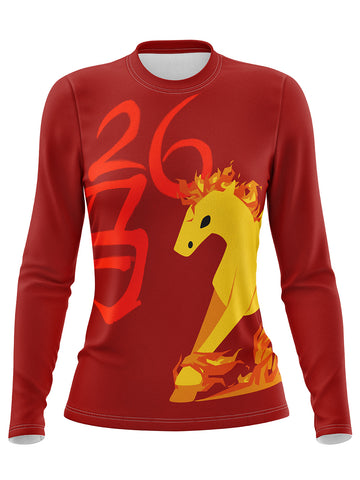 Lunar New Year Women's Long Sleeve Sublimated