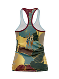 Lotus Leaves  Women's Athletic Tank Sublimated