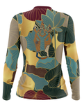 Lotus Leaves Women's Long Sleeve Sublimated Jersey
