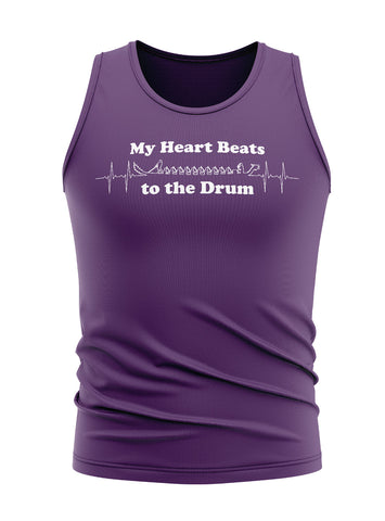 My Heart Beats Purple Women's Dri-Fit Tank