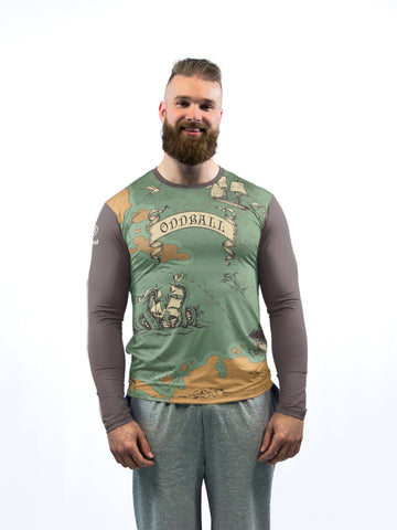 Pirate Men's Long Sleeve Sublimated