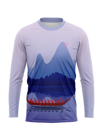 Purple Mountain Men's Long Sleeve Sublimated