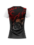 Womens Black Red Dragon Sublimated Jersey