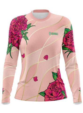 Rose Gold Women's Long Sleeve Sublimated Jersey